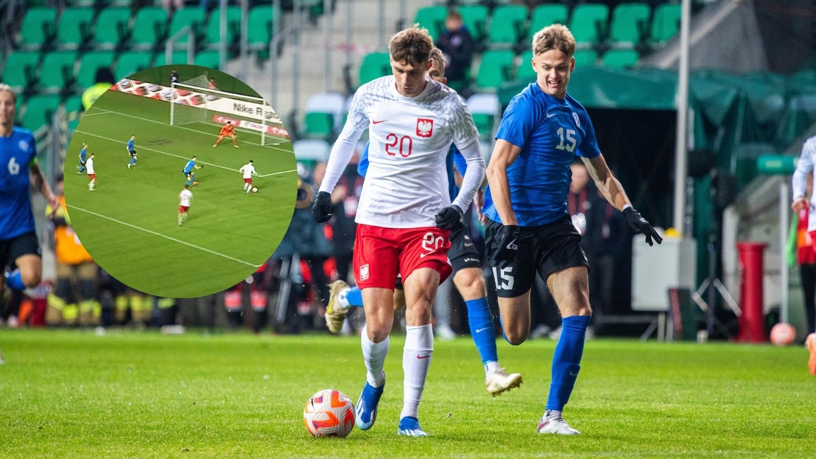 Polska Estonia u21 gol wideo