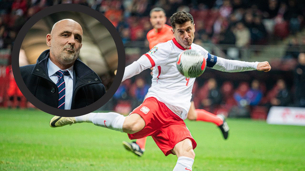 Robert Lewandowski i Michał Probierz