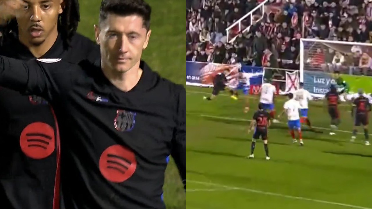 Robert Lewandowski gol Puchar Króla