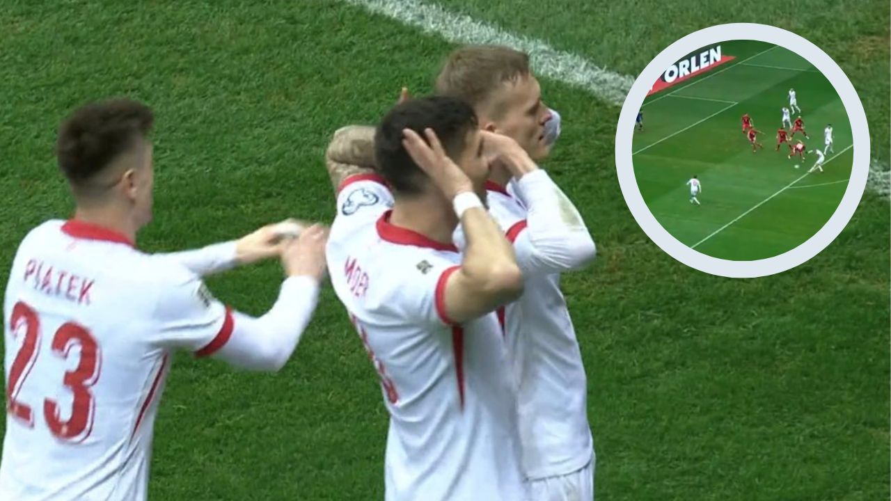 Karol Świderski gol Polska Malta wideo