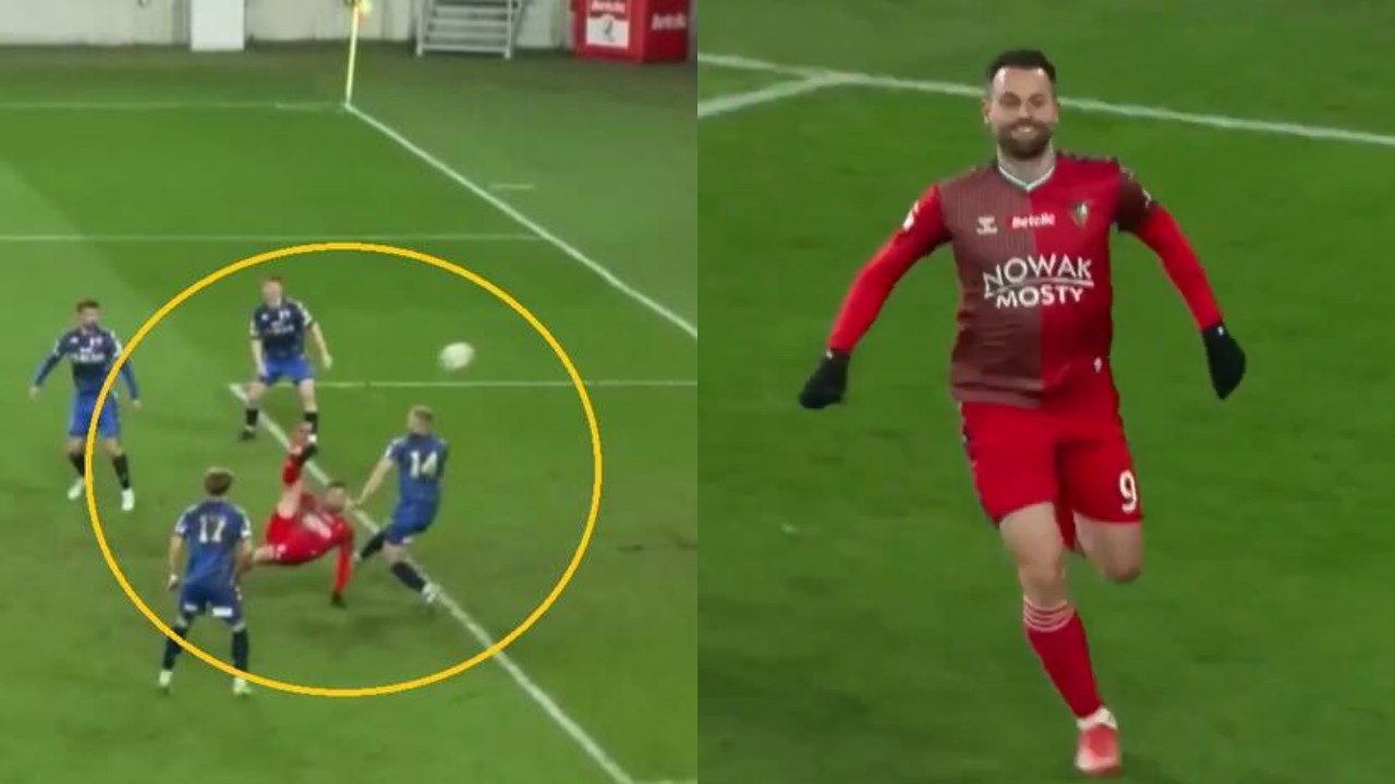 Gol przewrotką 2 lidze